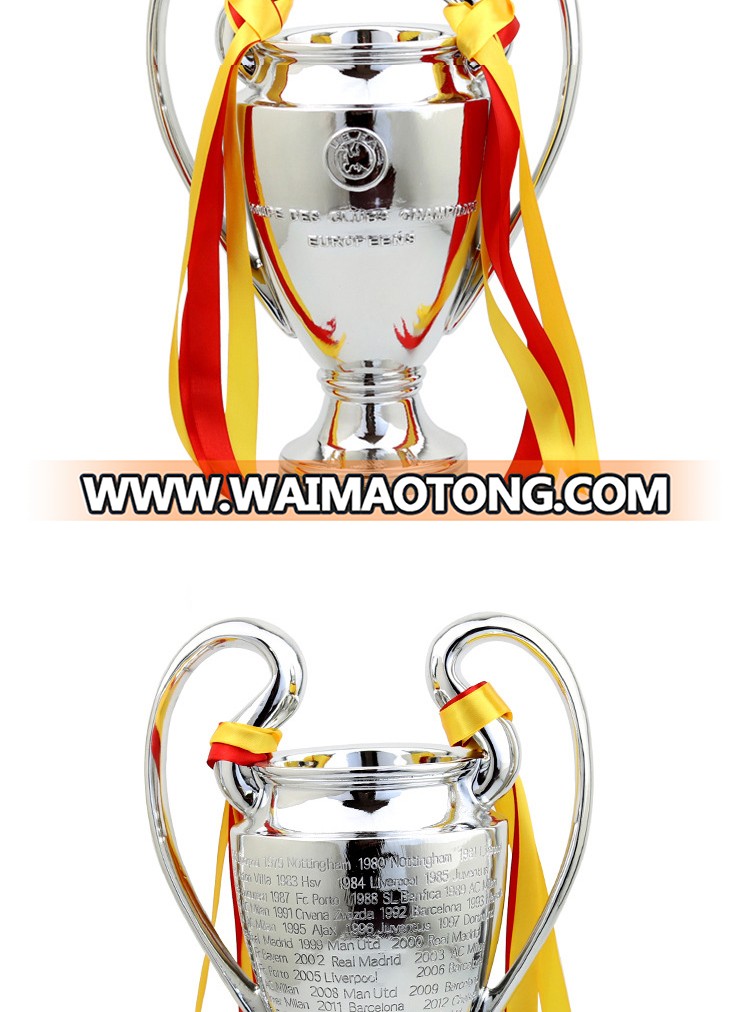 2019 European champions resin craft trophy football crown big ear football cup