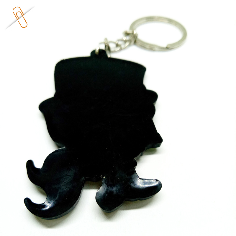 cartoon custom keychains rubber