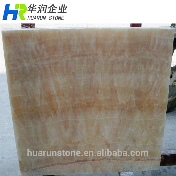 Transparent Yellow Honey Onyx Marble Stone