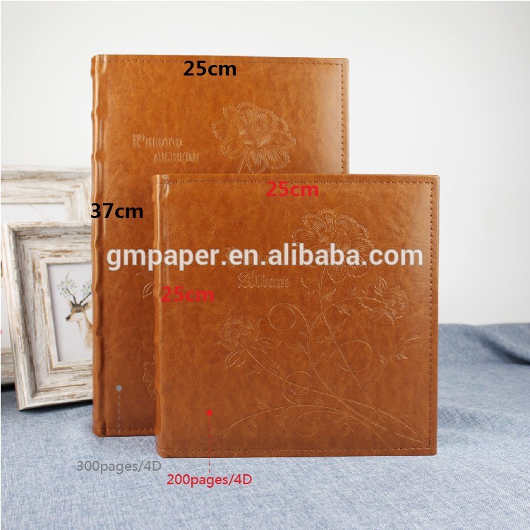 GuanMei Book Bound 4D 2up Photo Album With PU Leather Cover album 50 Sheets photo album