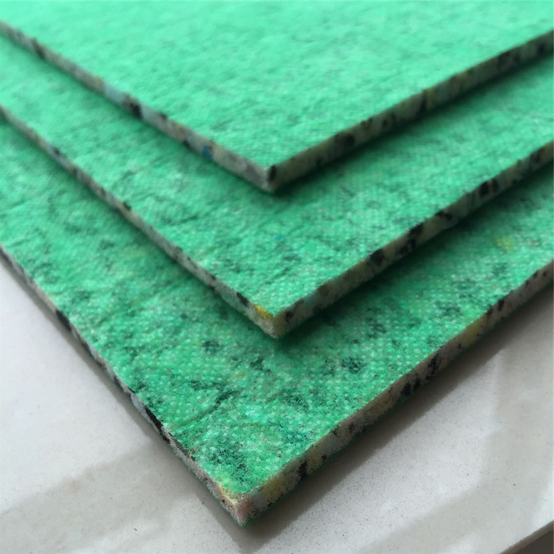 2018 hot sale foam sponge recycled composite underlay carpet lamation