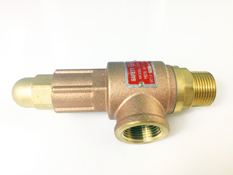 Ptfe/ Viton/ Epdm Soft Sealing Bronze/ Brass pressure Safety Relief Valve for steam water boiler