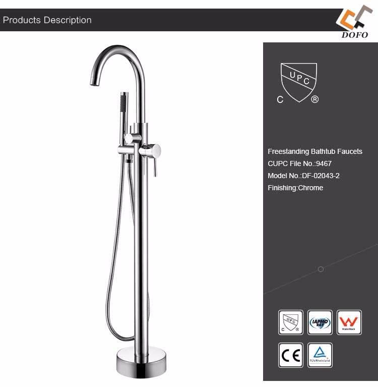 Europe style 59 brass single handle artistic bathroom bathtub faucet