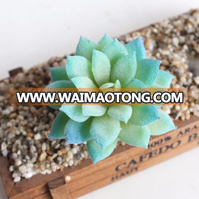 Factory fake plant mini artificial plastic lotus flower succulent plants