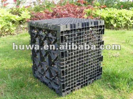 Plastic PP green roof stormwater module system rain water harvesting