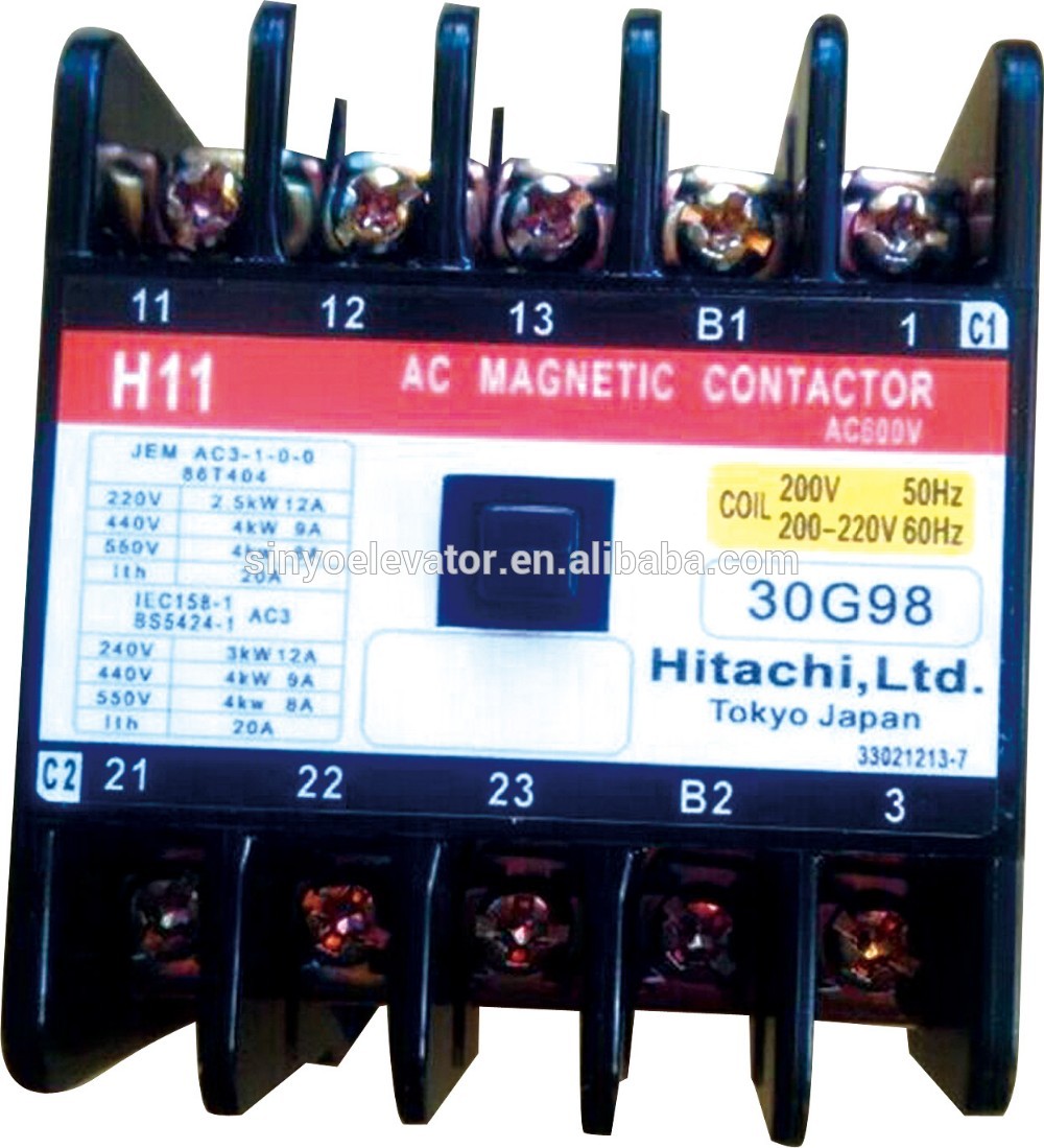 Contator For HITACHI Elevator parts H35,AC220V