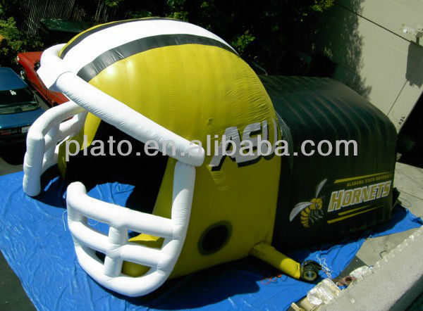 New design giant inflatable skull tunnel for outdoor event