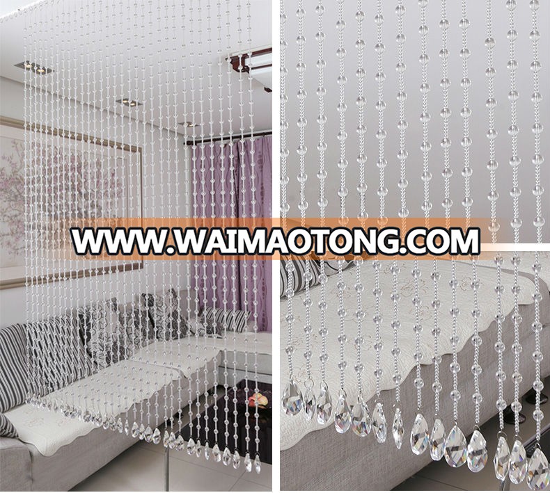 2015 Fashion Custom Home Decoration Crystal Beaded Door Curtain