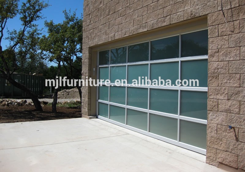 commerical frosted glass sectional garage doors/aluminum glass garage doors/insulated glass garage