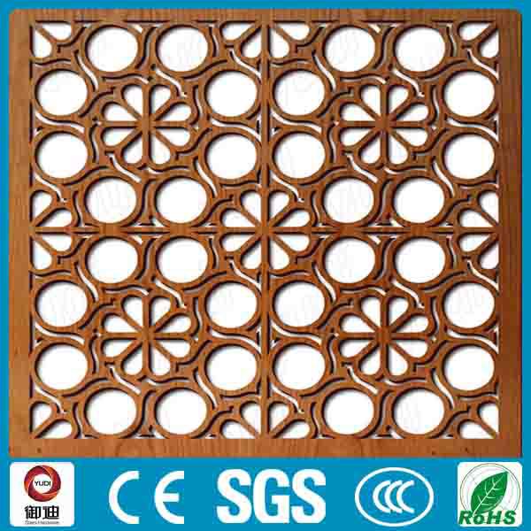 Foshan factory supply fixed metal art room divider