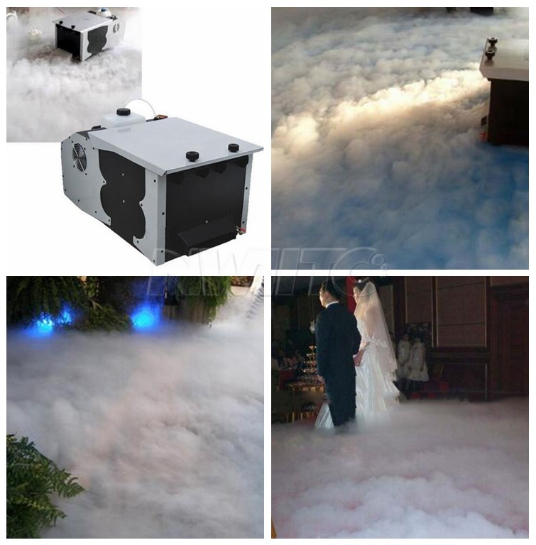 Wedding low price lying ground c02 smoke low 3000w fog machine