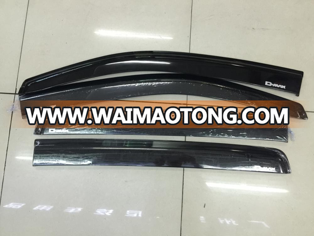 High quality Window visor door visor injection model PC material for 2012-2014 D-MAX chrome kit