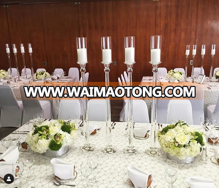 tall wedding crystal candlesticks wholesale party supplies center pieces for table