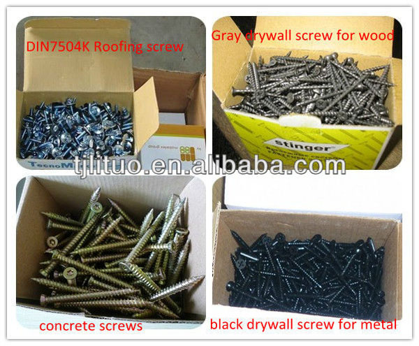 Tianjin manufacturer coarse thread drywall screw cheap drywall screw black phosphate gypsum drywall screw