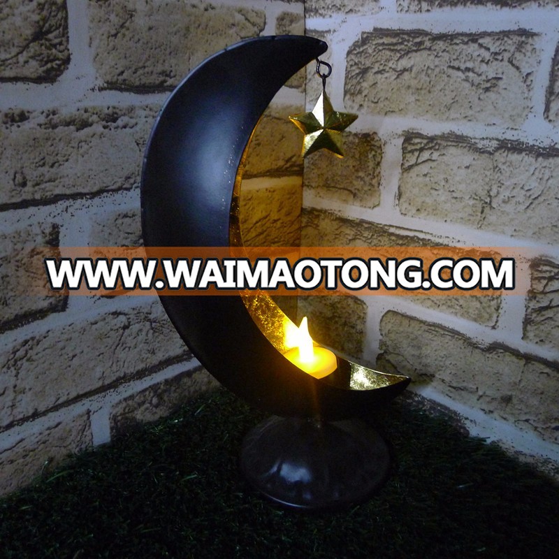 Moon and Star LED Flameless Tea Light Candle Holders Wholesale