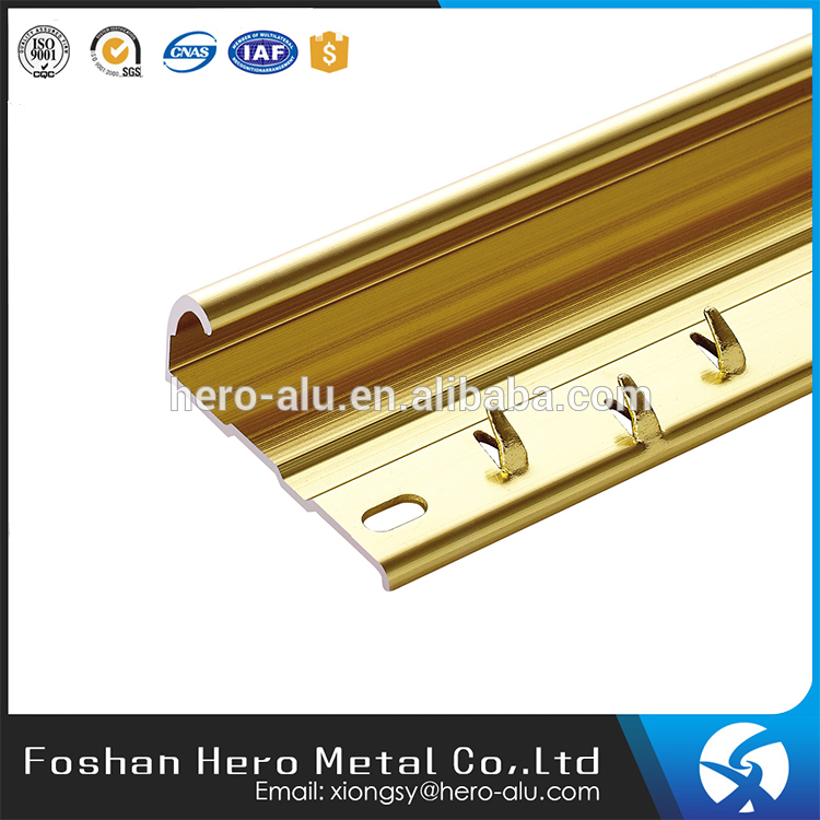 Factory Price Aluminium Profile Carpet Flooring Edge Trim Pvc Skirting