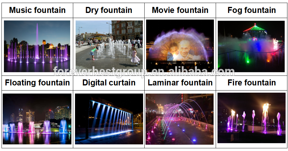 2019 newly customized outdoor dry floor dancing fountain project