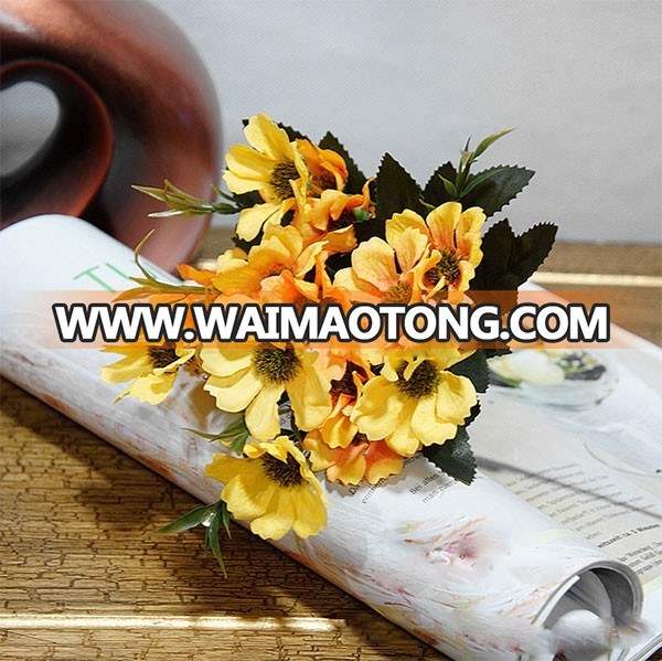 Beautiful color silk artificial cosmos flower for home decoration