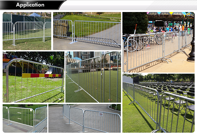 hot sale road safety crowd control pedestrian barriers for sale