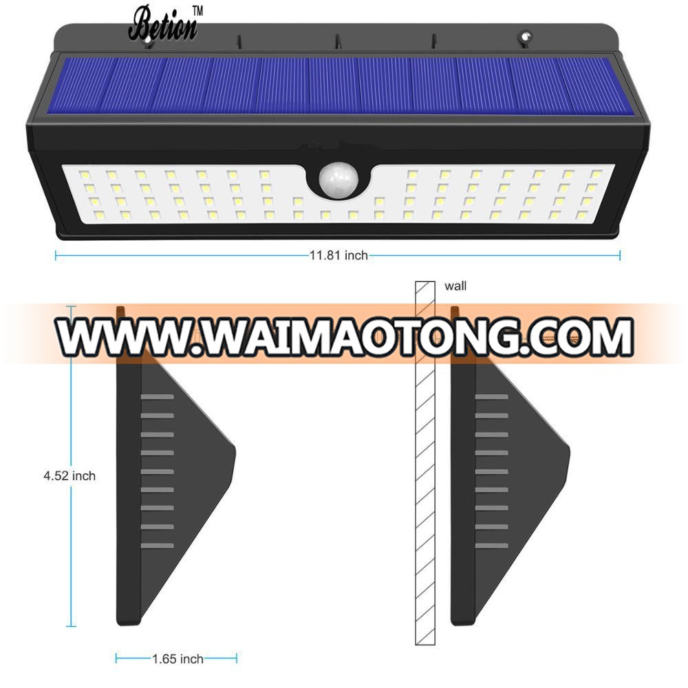 Solar Power Sensor Wall Light 62 LED Super Bright Wireless Security Outdoor Lamp 44LED 62LED solar sensor light