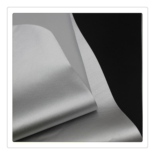 Polyester taffeta silver cloth 100% waterproof