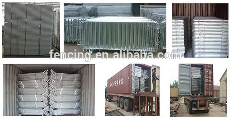 construction temporary fence with rubber feet (anping factory)