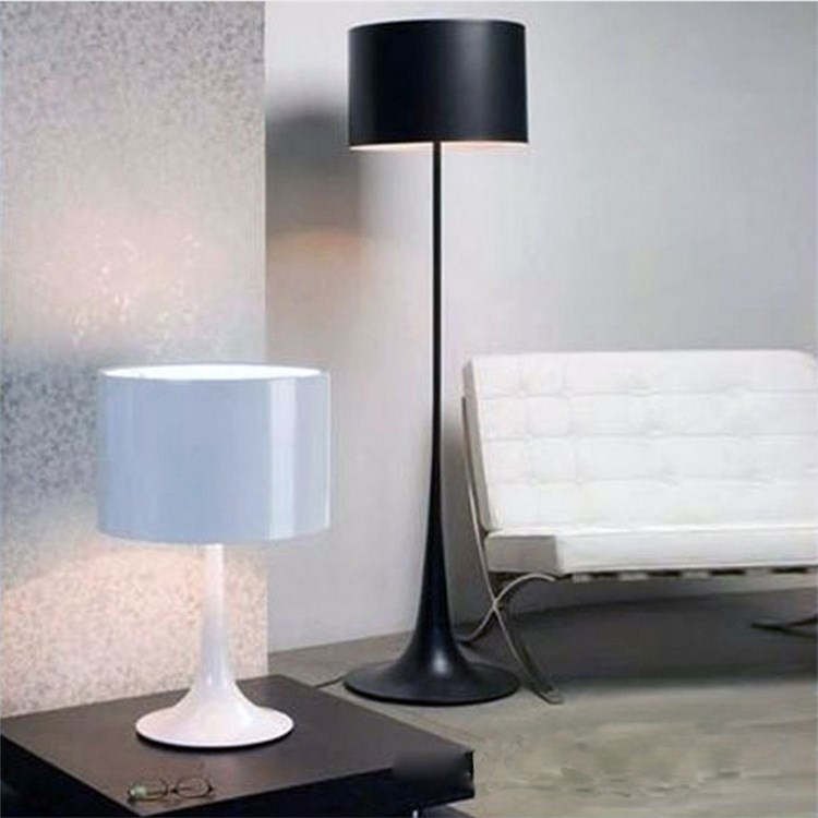 MG 4011 Hot Sale Classic White Fabric Shade Table Lamp Simple Style, Wholesale Table Lamps