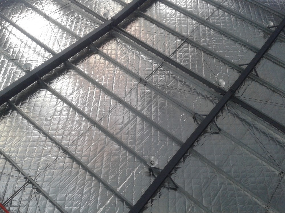 Reflective heat insulation membrane color aluminum film +Non-woven fabric composite materials