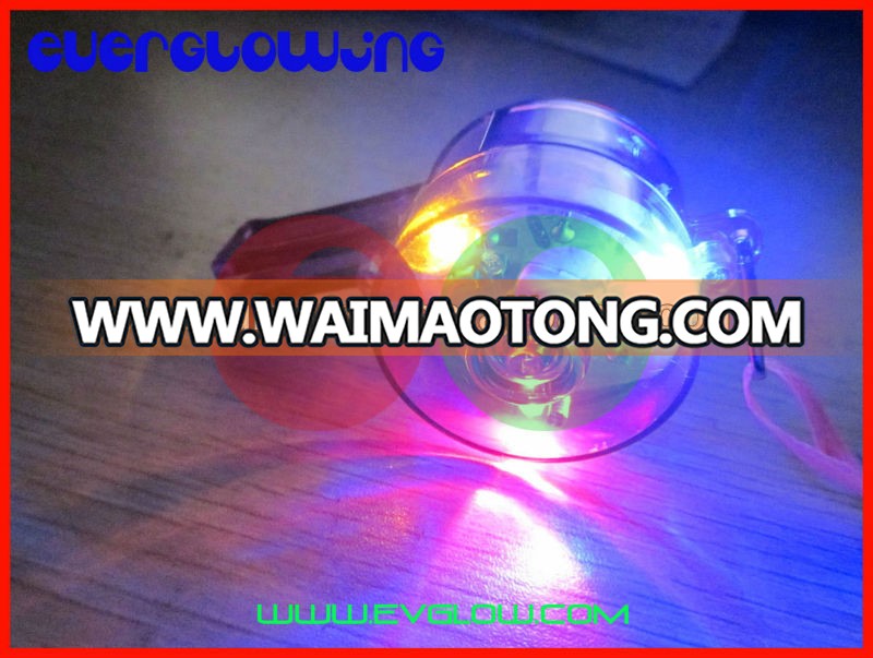 colorful led flash whistle