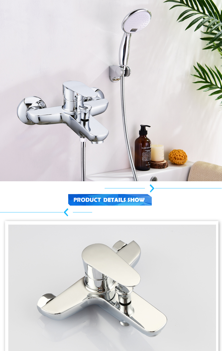 Factory supply cheap price exposed bath shower faucet