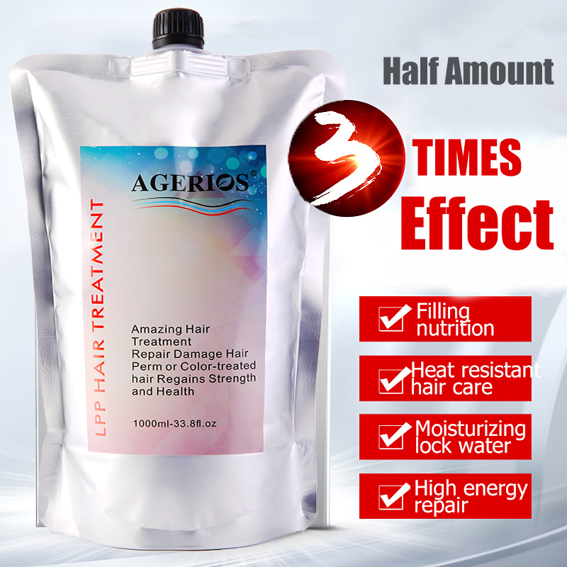 Agerios LPP collagen hair treatment wholesale smooth and Shiny hair nourishing smoothing conditioner hair