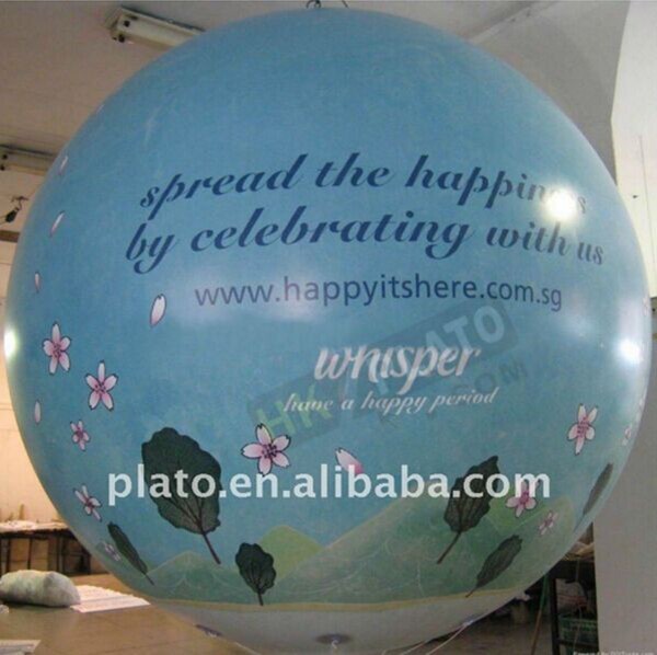 PVC big inflatable helium balloon with custom number 32 for event