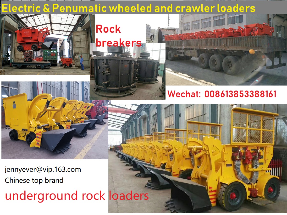 crawler rock loader tunnel use shovel loader