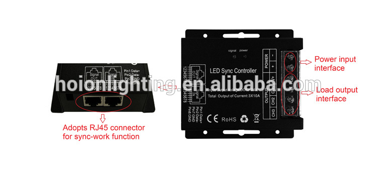 Amazing Packing RF Dual White CW+WW LED Controller LED Touch Controller LED Sync Controller 2CH*10A CE ROHS Warranty