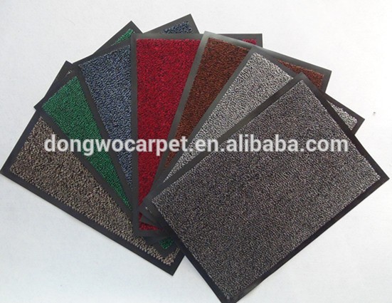 100% PP material  carpet pile pvc backing outdoor floor mat