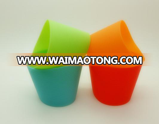 Silicone bottle cup sleeve heat-insulated cup cover