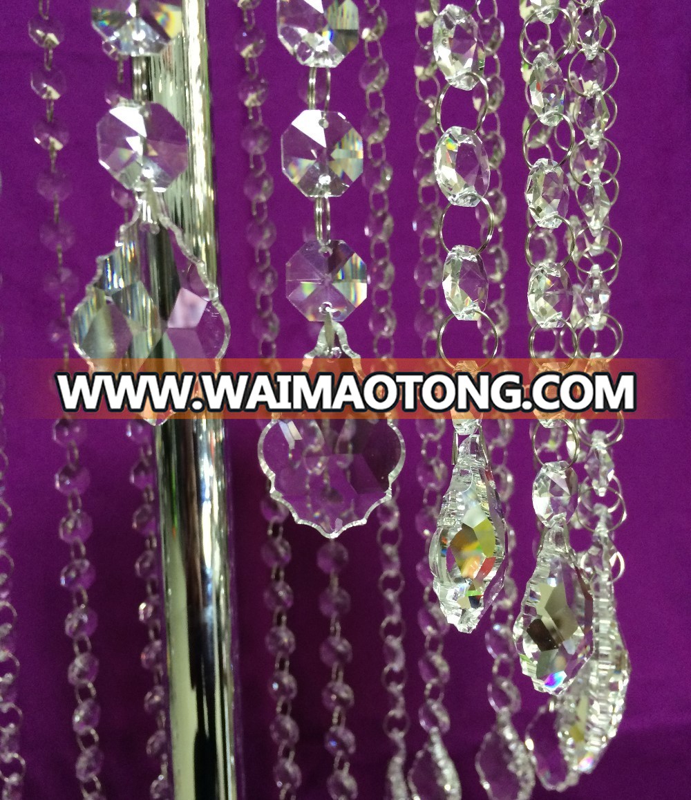 crystal wedding centerpieces crystal aisle pillar