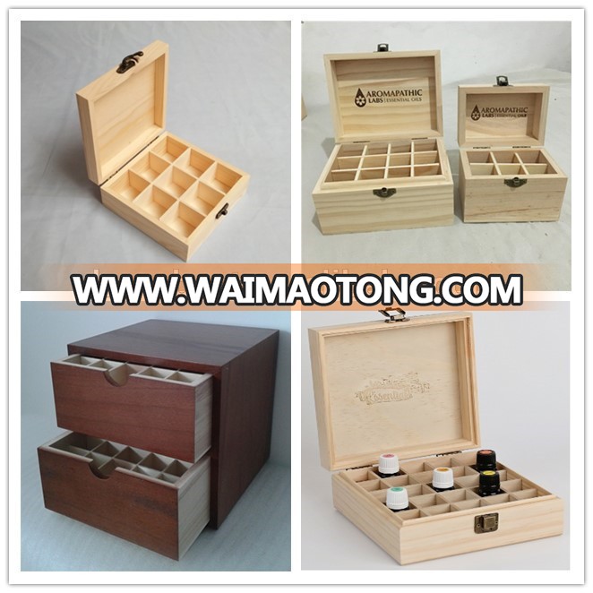 Custom Printing Logo Timber Cigar Box Wood Packaging with Sliding Lid