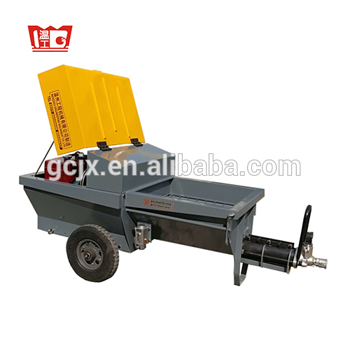 cement mortar diesel plastering machine for sale