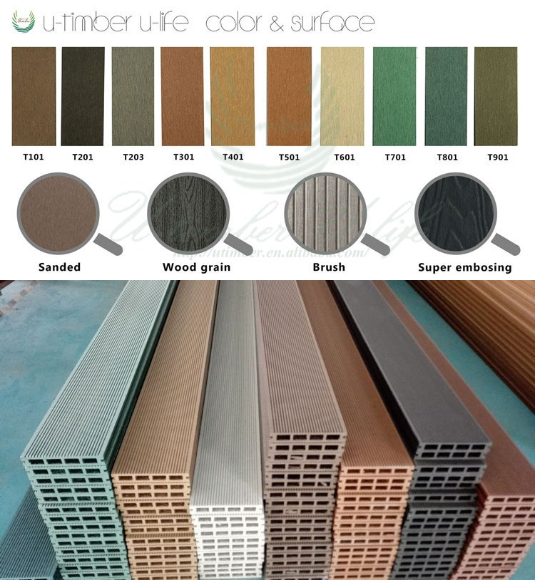 Antiseptic wood plastic composite decking,waterproof outdoor decking,WPC decking like wood floor