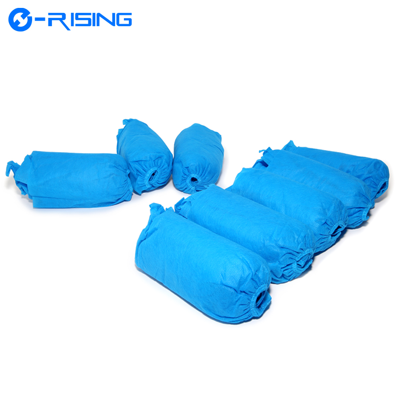 Hot Sale Blue Disposable Nonwoven Shoe Cover For Cleanroom Workshop