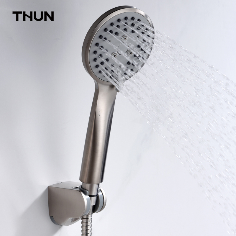 china Wall-mounted shower set faucet bathroom hand held rain shower mixer set