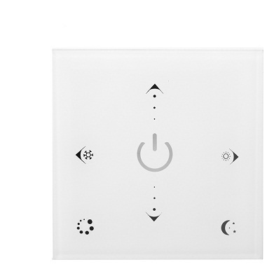 2015 new design dual white wall panel led controller PWM led dimmer led strip touch dimmer DC12-24v ce rohs warranty