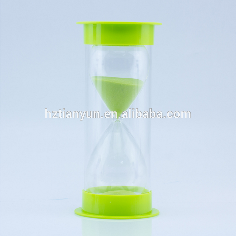 Cheap 5 Minutes Plastic Round Sand Timer Factory Clock Glass Sand Timers