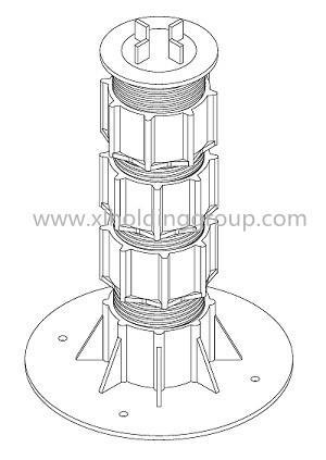 cheap plastic decking pedestal for ceramic floor