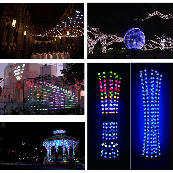 Reasonable Price Outdoor RGB 3D Pixel Ball Christmas Pixel Led Light for Stage Lighting