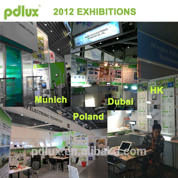 PDLUX IP44, 5.8GHz led ceiling light with sensor