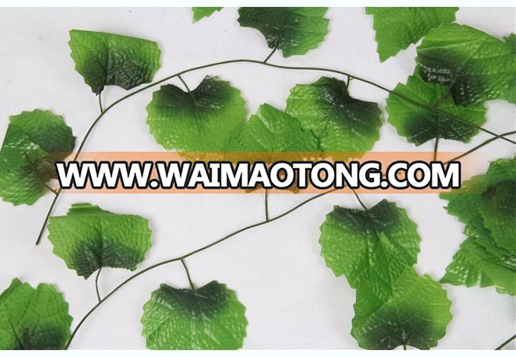 2.4 m grape leaves rattan wall hanging Artificial rattan