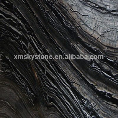 Antient Wood Vein Antique Wood Grain Zebra Black marble tiles