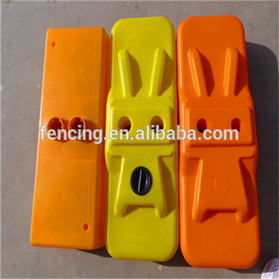 construction temporary fence with rubber feet (anping factory)